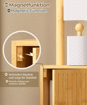 Yorbay freistehender Toilettenpapierhalter mit Stauraumschrank - YB131-Z118 - 7 - Yorbay.de