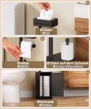 Yorbay freistehender Toilettenpapierhalter mit Stauraumschrank - YB131-Z118 - 13 - Yorbay.de