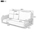 2 - Sitzer Rattan Gartenschaukel mit Sitzkissen - YB - WF320667AAE - 12 - Yorbay.de