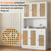 Rattan - Highboard mit 6 Türen und Schublade - YB - 323687688WAA - 15 - Yorbay.de