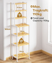 Yorbay Bambus Regal mit 7 Ebenen bis 110 kg - YB143-Z123 - 3 - Yorbay.de