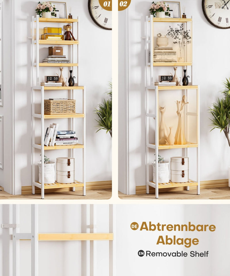 Yorbay Bambus Regal mit 7 Ebenen bis 110 kg - YB143-Z123 - 6 - Yorbay.de