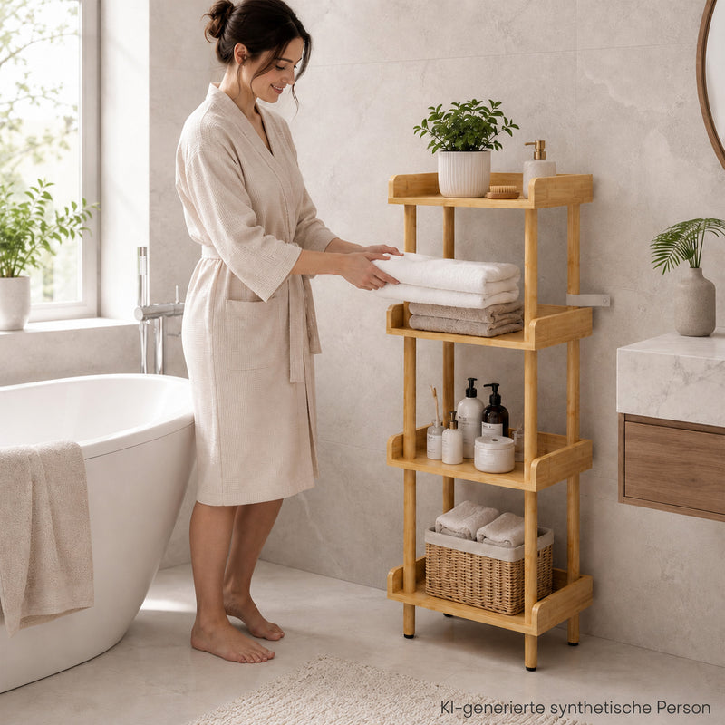 Yorbay wooden wine rack with glass holder