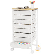 Yorbay Rollwagen mit 8 Schubladen, 38,5 × 28,5 × 77 cm - YS024-T103 - 1 - Yorbay.de