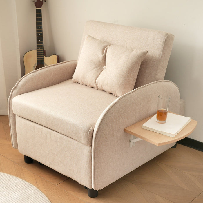 Einzel - Schlafsofa mit 3 - in - 1 - Design – Sessel, Liegestuhl & Bett - YB - WF228385388B - 2 - Yorbay.de