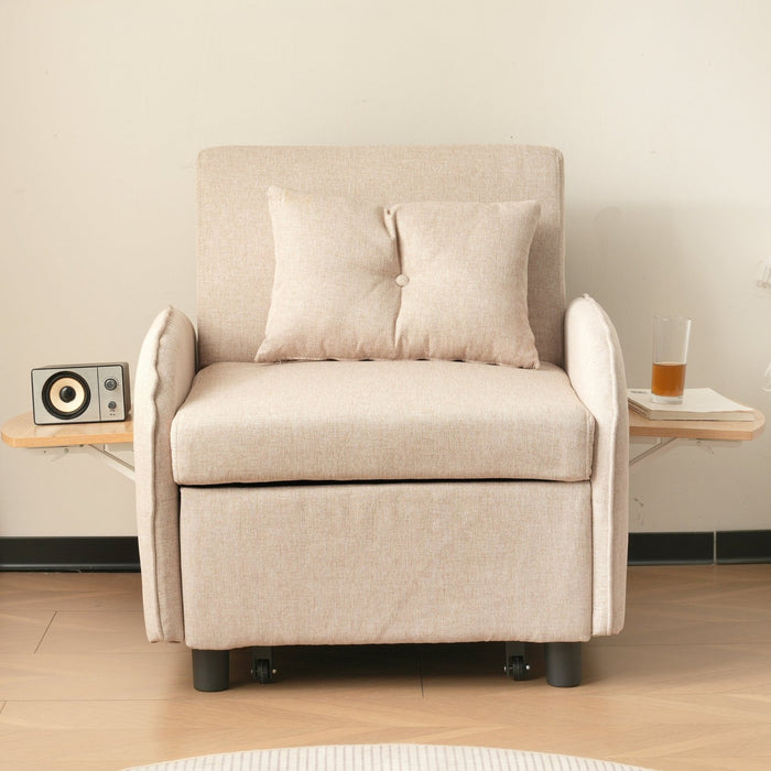 Einzel - Schlafsofa mit 3 - in - 1 - Design – Sessel, Liegestuhl & Bett - YB - WF228385388B - 6 - Yorbay.de