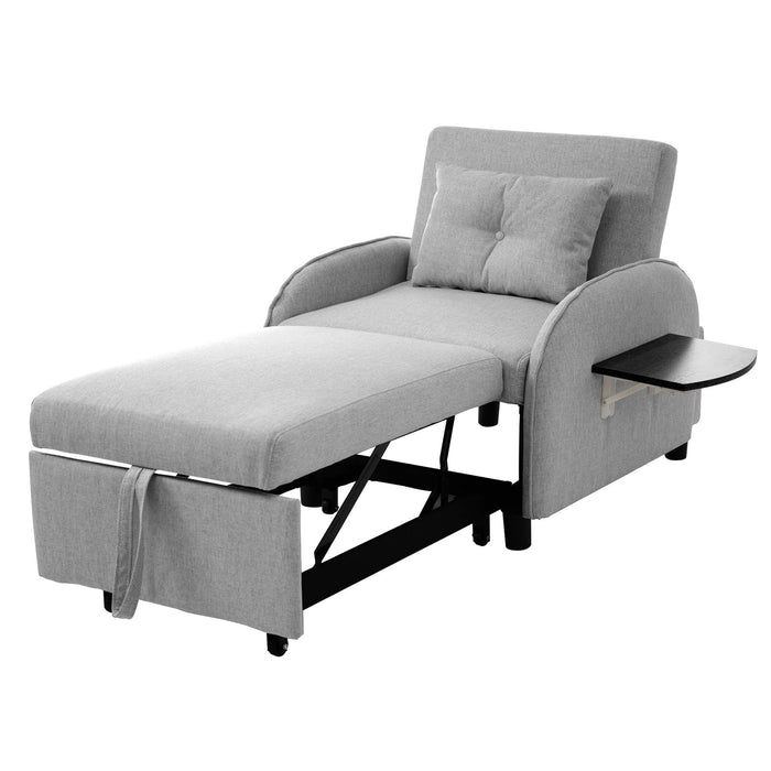 Einzel - Schlafsofa mit 3 - in - 1 - Design – Sessel, Liegestuhl & Bett - YB - WF228385388G - 16 - Yorbay.de