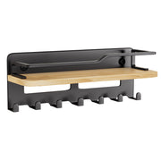 Yorbay Schlüsselbrett mit 7 Haken und Holzablage - YB079 - T066 - 1 - Yorbay.de