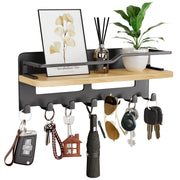 Yorbay Schlüsselbrett mit 7 Haken und Holzablage - YB079 - T066 - 8 - Yorbay.de