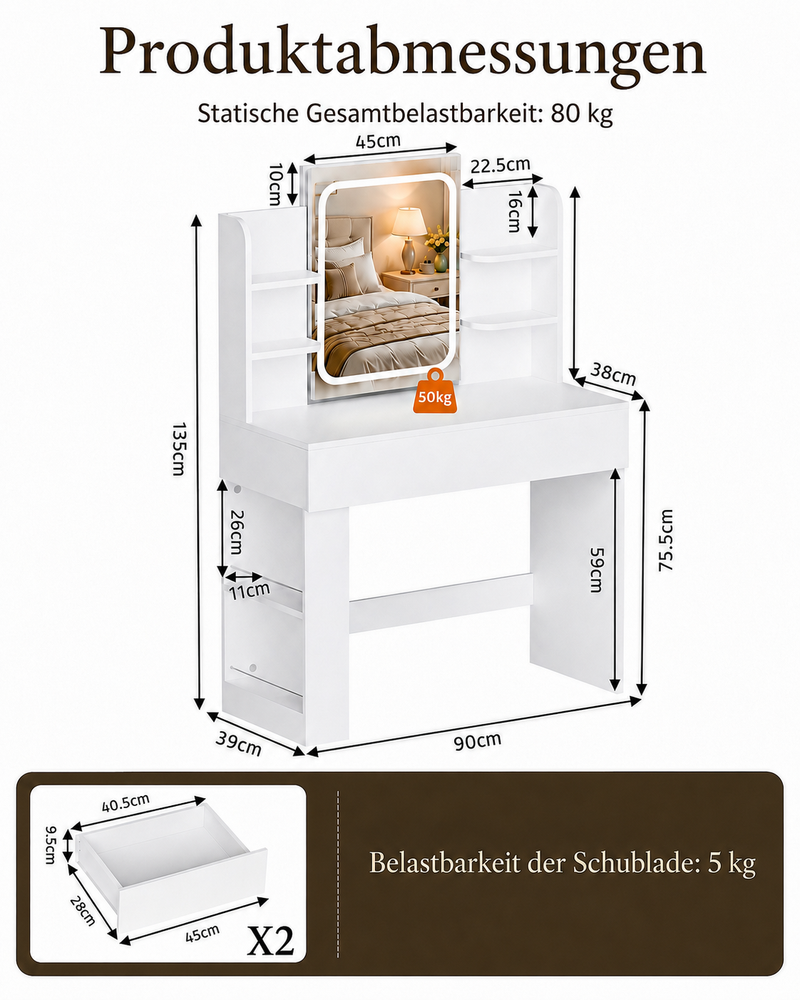 Yorbay Bamboo Standing Toilet Set