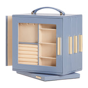 Yorbay Schmuckkästchen mit 360° Drehung, Klarem Schaufenster und 9 Schubladen - SL008-C144 - 11 - Yorbay.de