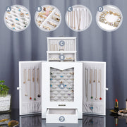 Yorbay Schmuckkästchen mit Glasfenster & Schubladen - B77 - 4 - Yorbay.de