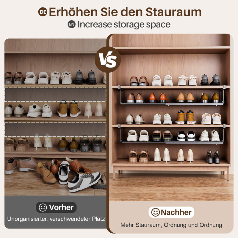 Yorbay ausziehbares Hängeregal 38,5–70,5 cm - YB076 - T061 - 6 - Yorbay.de