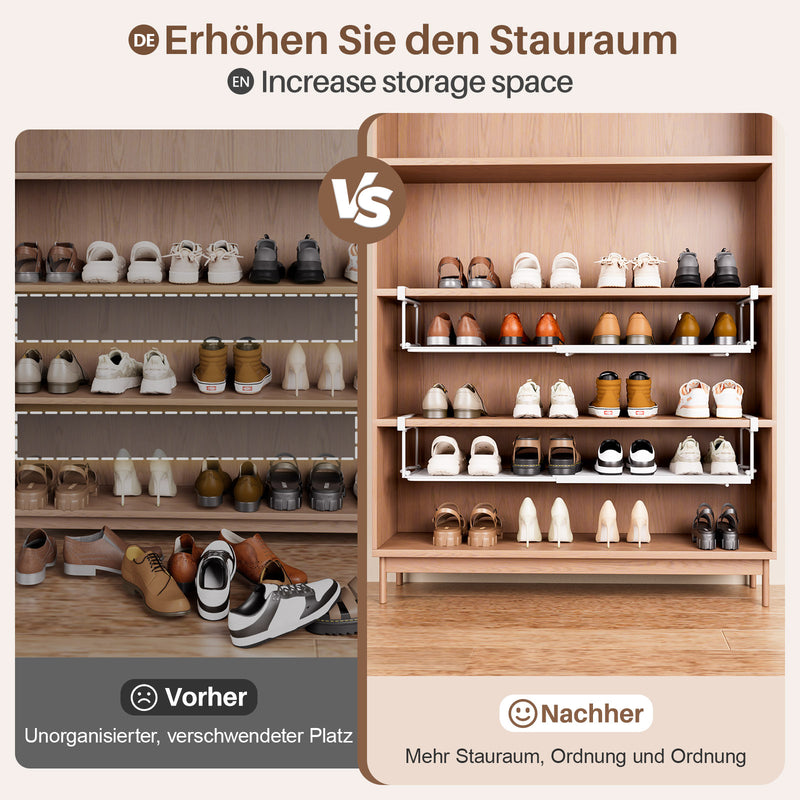 Yorbay ausziehbares Hängeregal 38,5–70,5 cm - YB076 - T062 - 14 - Yorbay.de