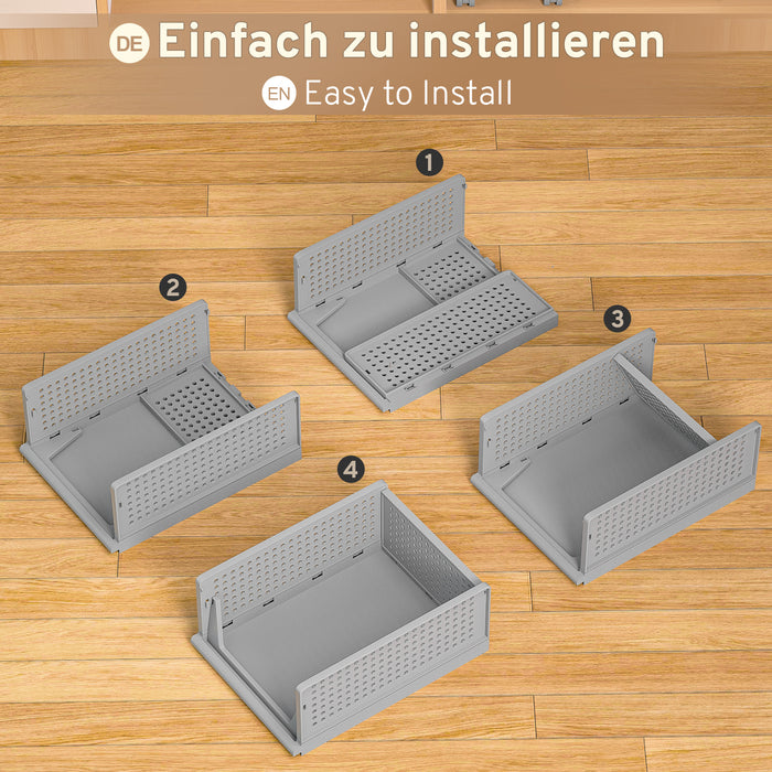 Yorbay stapelbare Schubladenbox, Kleiderschrank Organizer Set - YB001 - E017 - 22 - Yorbay.de