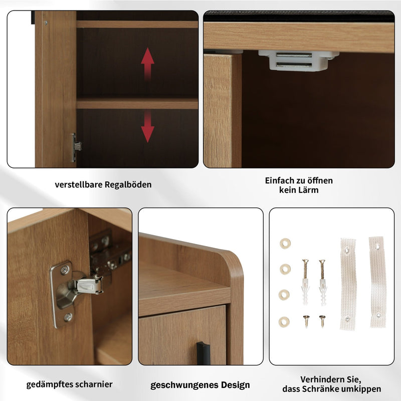 Schuhschrank mit Sitzfläche - YB - N657P242917N - 5 - Yorbay.de