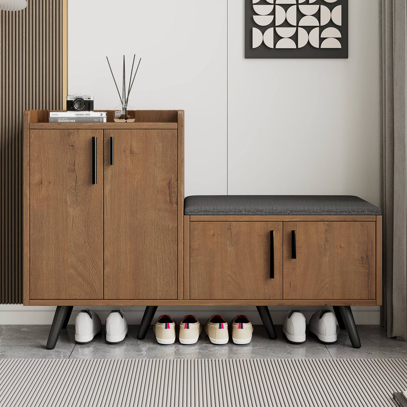 Schuhschrank mit Sitzfläche - YB - N657P242917N - 8 - Yorbay.de