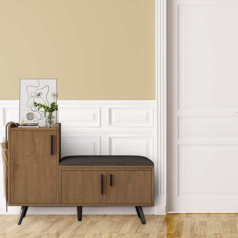 Schuhbank mit Türen und Sitzfläche - YB - N657P192524N - 7 - Yorbay.de