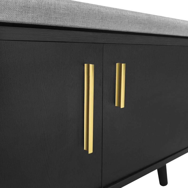 Schuhbank mit Türen und Sitzfläche - YB-WF318094AAA - 10 - Yorbay.de