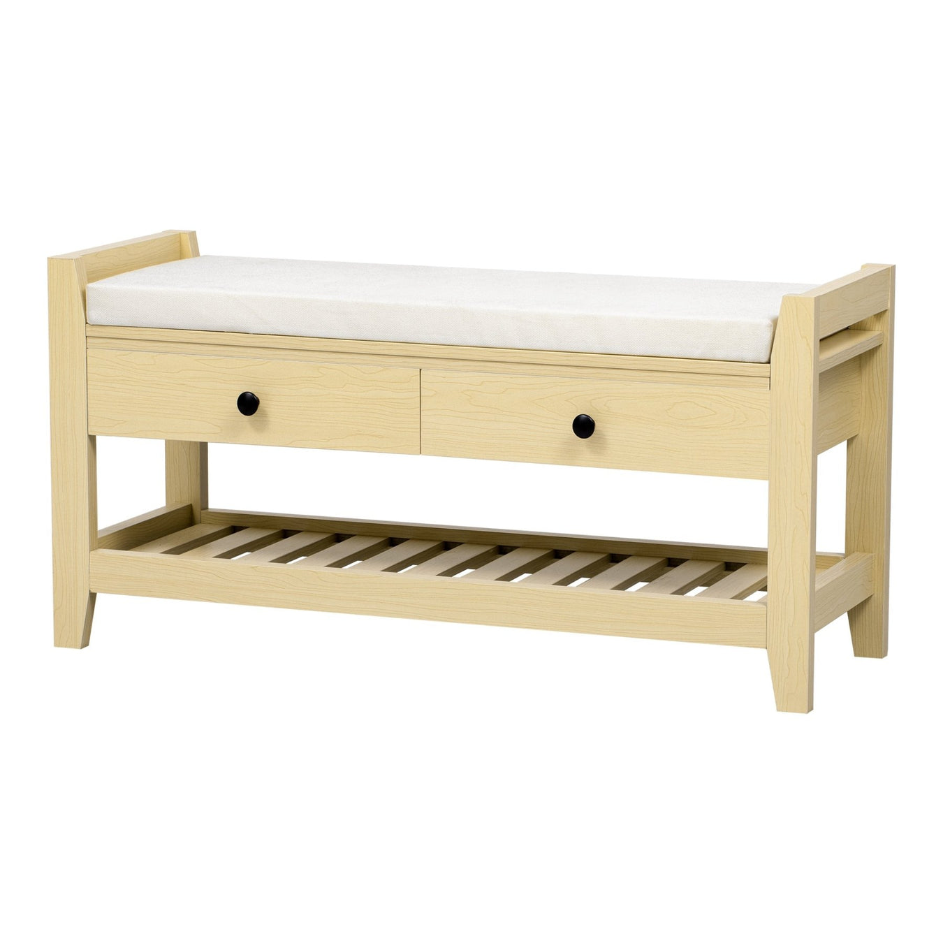 Schuhbank mit Sitzfläche & Stauraum - YB - N651P243030N - 1 - Yorbay.de