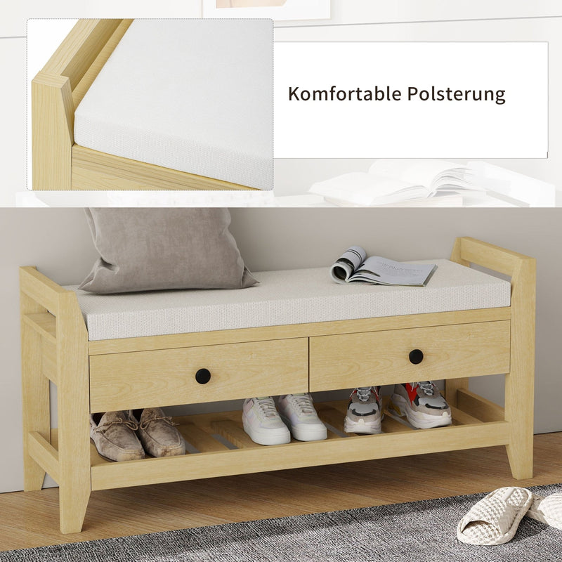 Schuhbank mit Sitzfläche & Stauraum - YB - N651P243030N - 6 - Yorbay.de