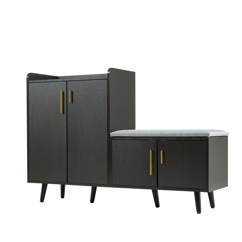 Schuhschrank mit Sitzfläche - YB - N657P242917W - 9 - Yorbay.de