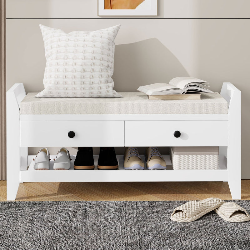 Schuhbank mit Sitzfläche & Stauraum - YB - N651P243030K - 10 - Yorbay.de