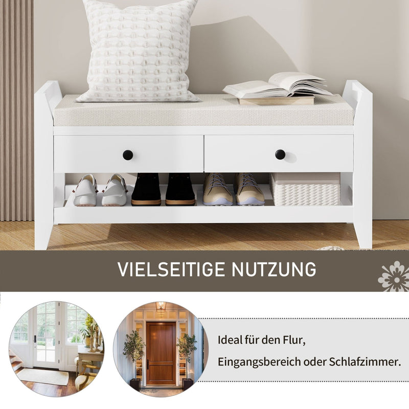 Schuhbank mit Sitzfläche & Stauraum - YB - N651P243030K - 15 - Yorbay.de