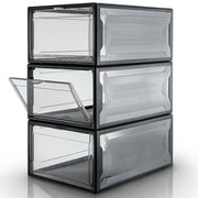 Yorbay 3er Set Schuhbox, schwarz S - B44 - 1 - Yorbay.de