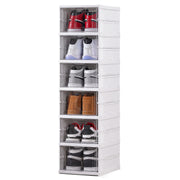 Yorbay faltbarer Schuhschrank mit 6 Schuhboxen, weiß - YB054 - W021 - 1 - Yorbay.de