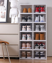 Yorbay faltbarer Schuhschrank mit 6 Schuhboxen, weiß - YB054 - W021 - 8 - Yorbay.de