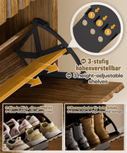 Yorbay Schuhschrank mit 2 Klappen für bis zu 12 Paar Schuhe, 94 x 60 x 23,5 cm - YW001-D068 - 20 - Yorbay.de