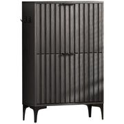 Yorbay Schuhschrank mit 2 Klappen für bis zu 12 Paar Schuhe, 94 x 60 x 23,5 cm - YW001-D067 - 8 - Yorbay.de