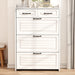Schuhschrank mit drehbaren Klappen & 2 Schubladen, 80 x 23,5 x 120 cm - YB - RN3190867AAW - 8 - Yorbay.de