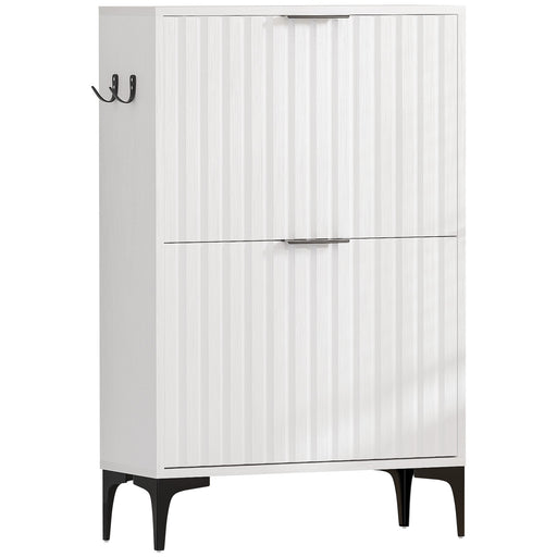 Yorbay Schuhschrank mit 2 Klappen für bis zu 12 Paar Schuhe, 94 x 60 x 23,5 cm - YW001-D066 - 1 - Yorbay.de