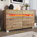 Sideboard mit 6 Schubladen und LED Beleuchtung - YB - AB20022930A - 8 - Yorbay.de