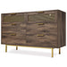 Sideboard - Kommode mit 6 Schubladen, 120 x 40 x 76 cm - YB - AB20577677D - 1 - Yorbay.de