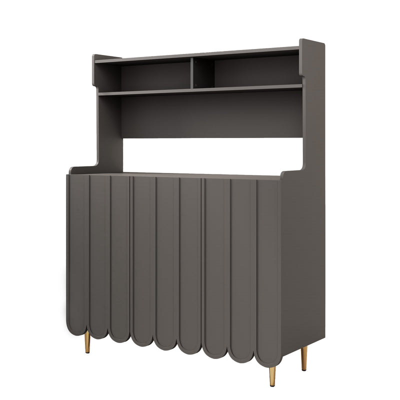 Sideboard für Küche und Essbereich, 120 x 40 x 151 cm - YB - N620P17537889AAG - 1 - Yorbay.de