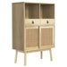 Sideboard mit Rattangeflecht, 80 x 39,5 x 120 cm - YB - N621P221082O - 1 - Yorbay.de