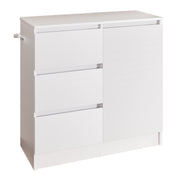 Yorbay Sideboard mit 3 Schubladen und Tür, 80,5 x 35 x 79 cm - YW011-D079 - 1 - Yorbay.de