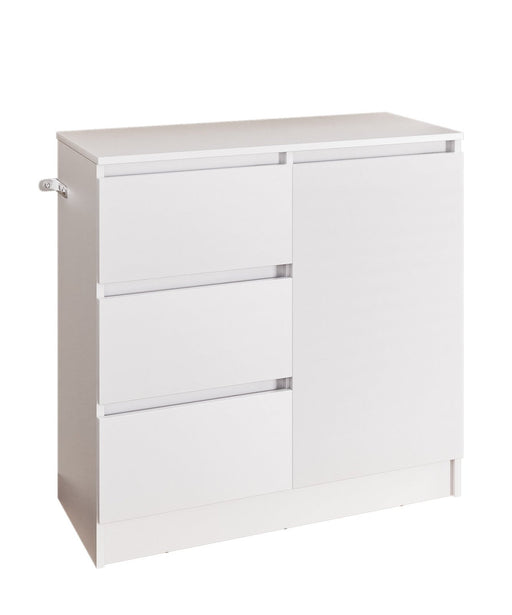 Yorbay Sideboard mit 3 Schubladen und Tür, 80,5 x 35 x 79 cm - YW011-D079 - 1 - Yorbay.de