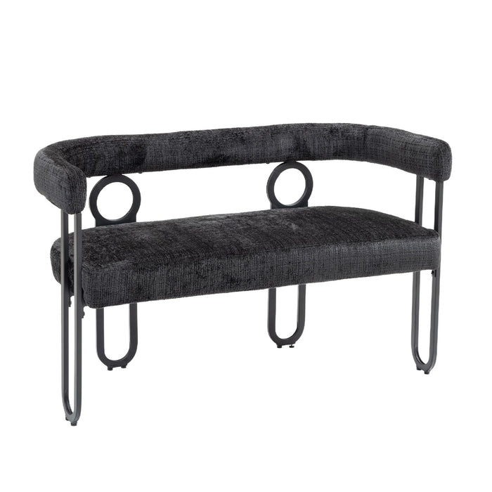 Sitzbank in schwarz doppelsofa W2845P214928 01