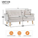 Polstersofa aus Chenille - Stoff mit dicken Kissen - YB - N653P222638A - 3 - Yorbay.de