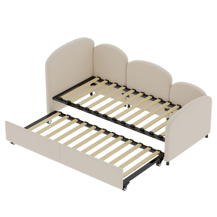 Schlafsofa in Blumenform mit Stauraumschublade, 90×200 cm - YB - W2845S00030 - 1 - Yorbay.de
