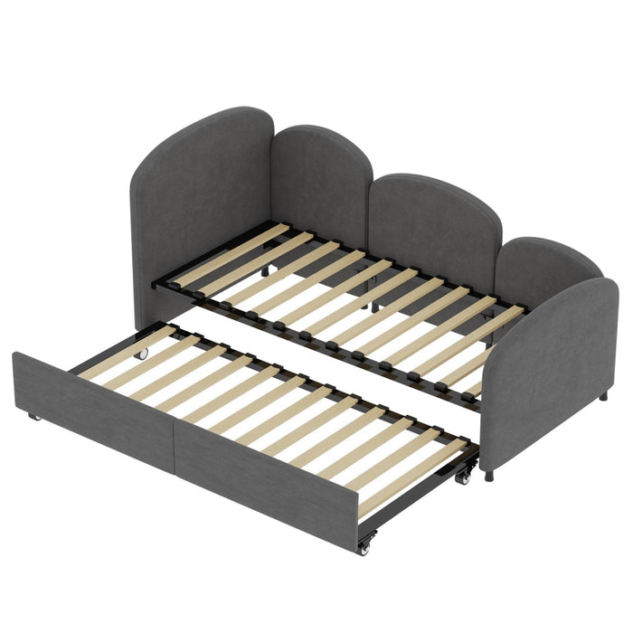 Schlafsofa in Blumenform mit Stauraumschublade, 90×200 cm - YB - W2845S00032 - 11 - Yorbay.de