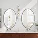 Ovaler Retro - Wandspiegel aus Eisen, 65 x 100 cm - YB - W2552P246662 - 8 - Yorbay.de