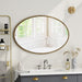 Ovaler Retro - Wandspiegel aus Eisen, 65 x 100 cm - YB - W2552P246663 - 15 - Yorbay.de