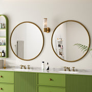 Runder Wandspiegel, 80 x 80 cm - 7 - Yorbay.de