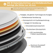 Yorbay Oval Badspiegel mit Beleuchtung, 80x50 cm - YB066 - W026 - 8 - Yorbay.de