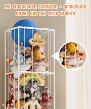 Yorbay Spielzeugregal mit Rollen und elastischen Seilen - YS025-T105 - 7 - Yorbay.de